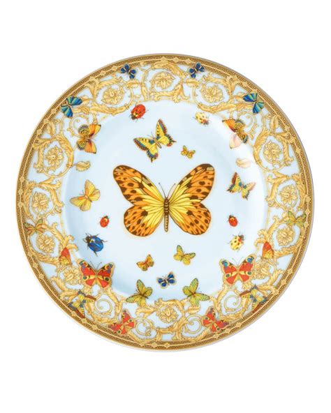 versace plates butterfly